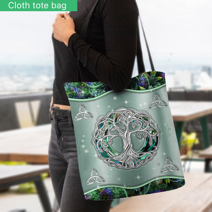 Tree Of Life Celtic Knot - Irish Tote Bag