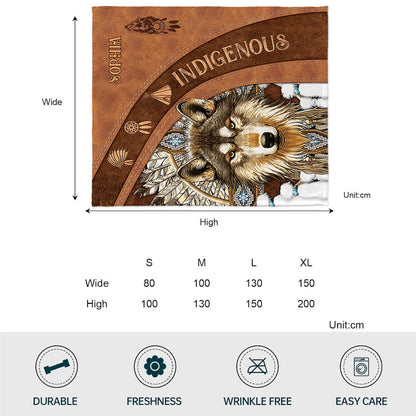 Indigenous - Personalized American Indian Blanket