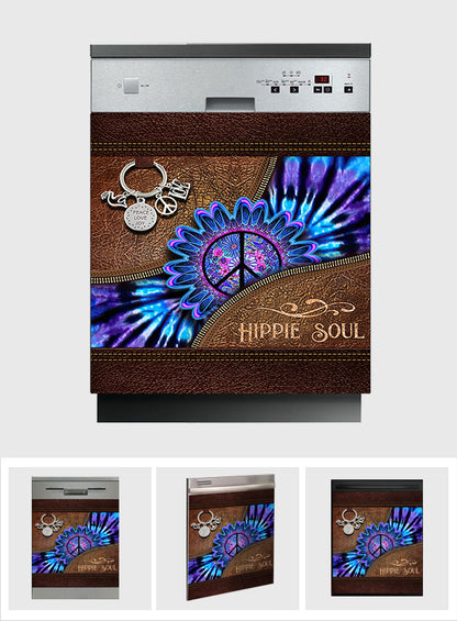 Peace Love Joy - Hippie Dishwasher Cover