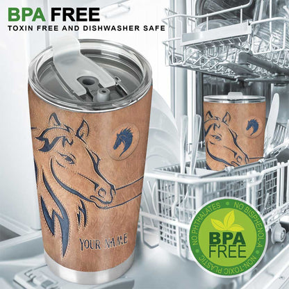 Love Horse - Personalized Horse Tumbler
