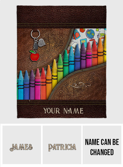 Teach Love Inspire - Personalized Teacher Blanket
