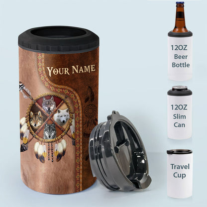 Native Blood - Personalized American Indian Can Cooler