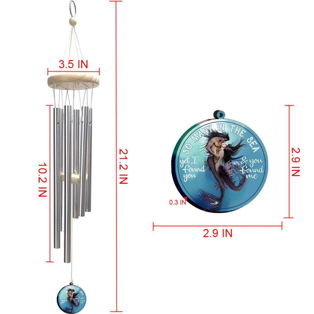 So Many In The Sea - Personalized Mermaid Wind Chime