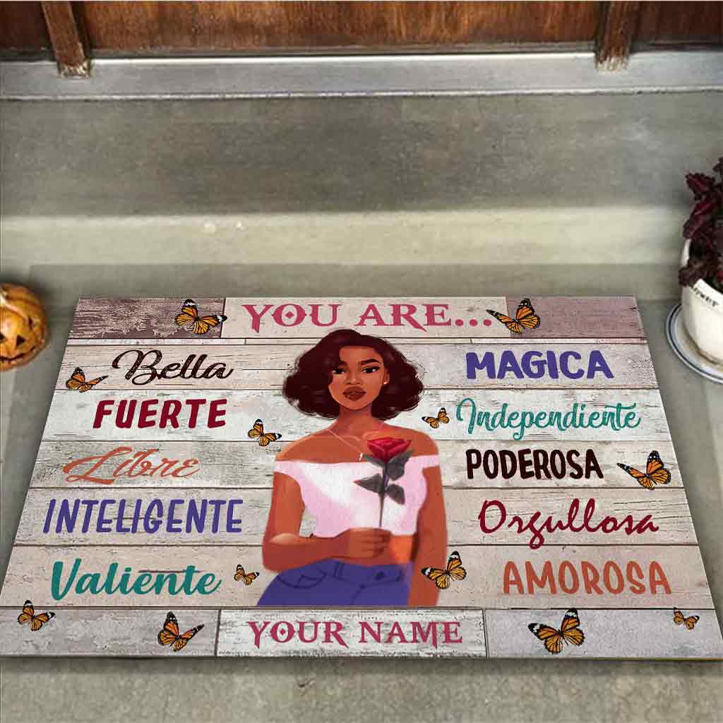 You Are - Personalized Latina Women Doormat