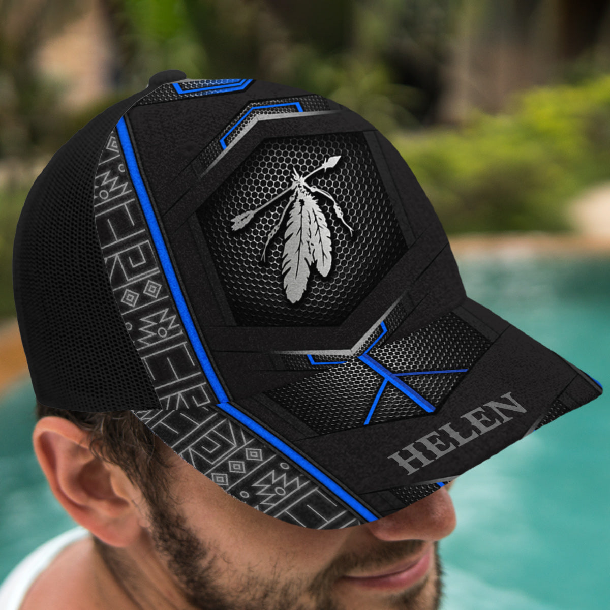 Native Pattern - Personalized American Indian Trucker Hat