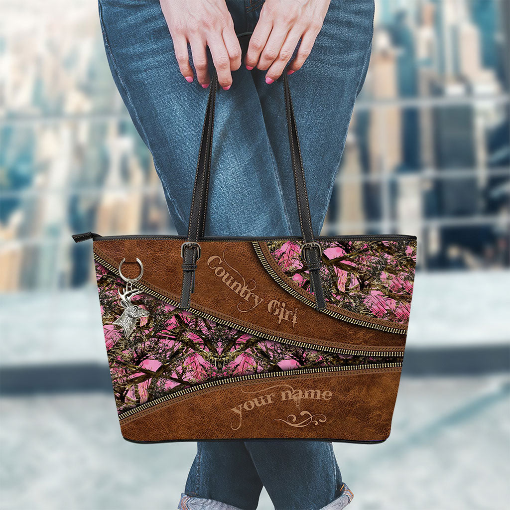 Country Girl - Personalized Hunting Leather Bag