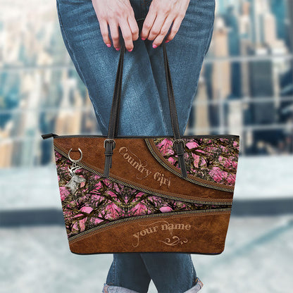 Country Girl - Personalized Hunting Leather Bag