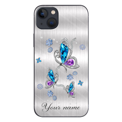 Love Butterflies - Personalized Butterfly Phone Case