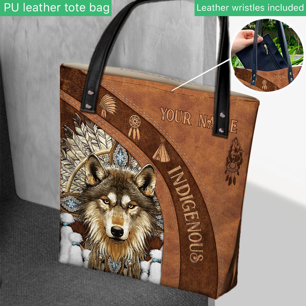 Indigenous - Personalized American Indian Tote Bag