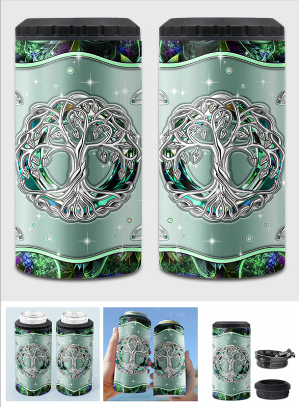 Tree Of Life Celtic Knot - Irish Can Cooler