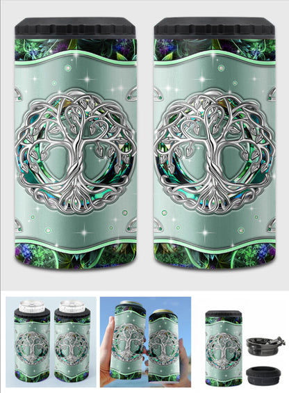 Tree Of Life Celtic Knot - Irish Can Cooler