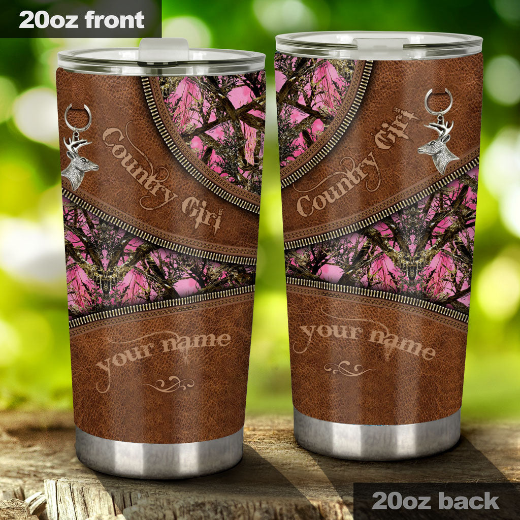 Country Girl - Personalized Hunting Tumbler