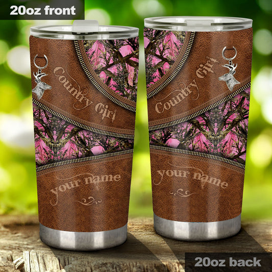 Country Girl - Personalized Hunting Tumbler