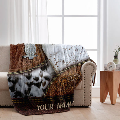 Snowy Owl - Personalized Owl Blanket