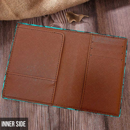 This Girl Runs On Jesus And Horse - Personalized Horse Passport Holder