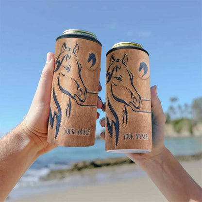 Love Horse - Personalized Horse Can Cooler