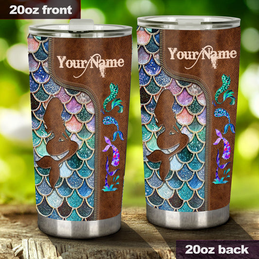 Mermaid - Personalized Mermaid Tumbler
