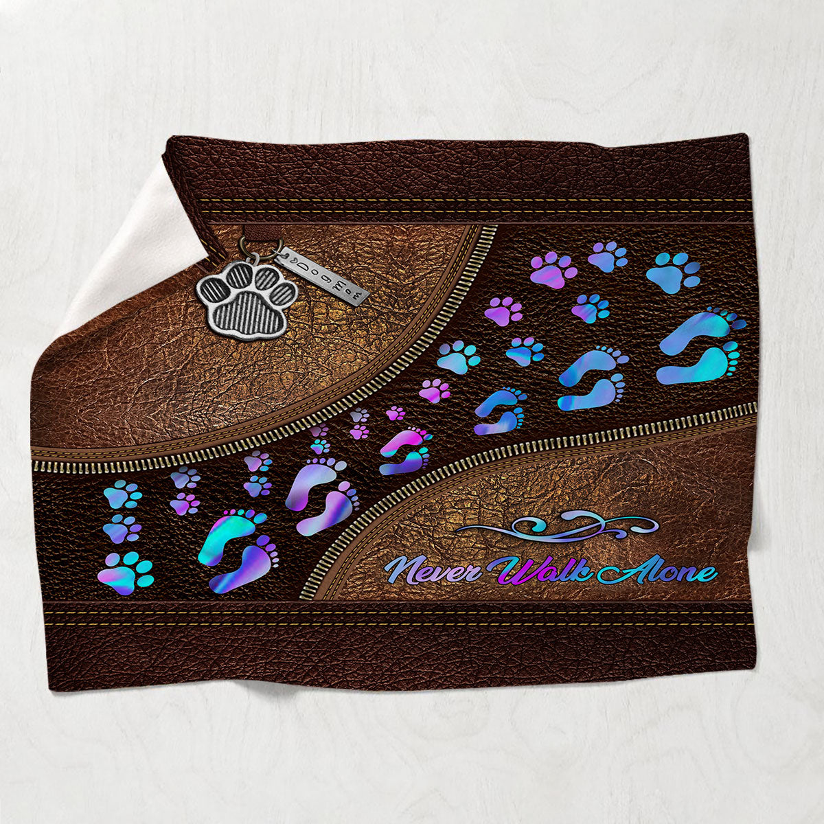 Never Walk Alone - Dog Blanket