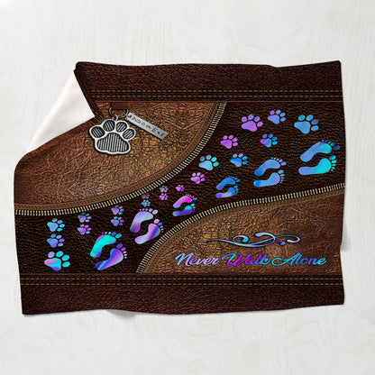 Never Walk Alone - Dog Blanket