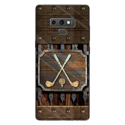 Golf Metal Pattern - Golf Phone Case