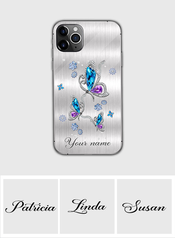 Love Butterflies - Personalized Butterfly Phone Case