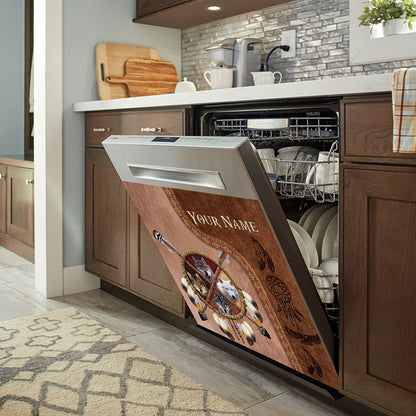 Native Blood - Personalized American Indian Dishwasher Cover