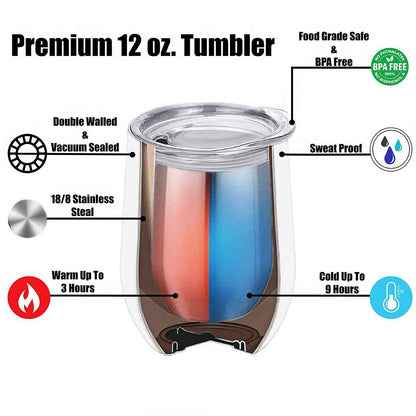 Deer Hunting - Hunting Wine Tumbler