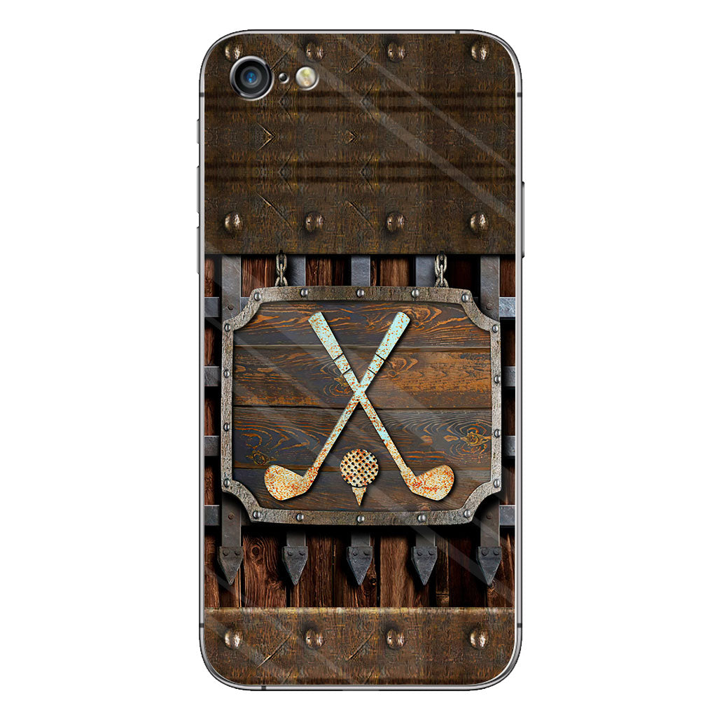 Golf Metal Pattern - Golf Phone Case