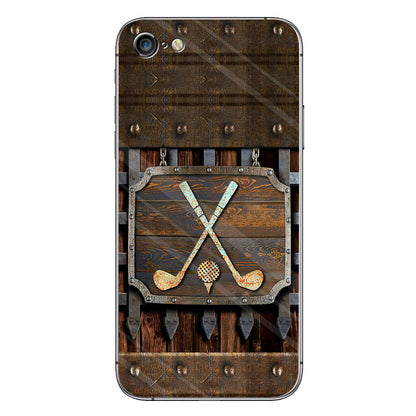 Golf Metal Pattern - Golf Phone Case