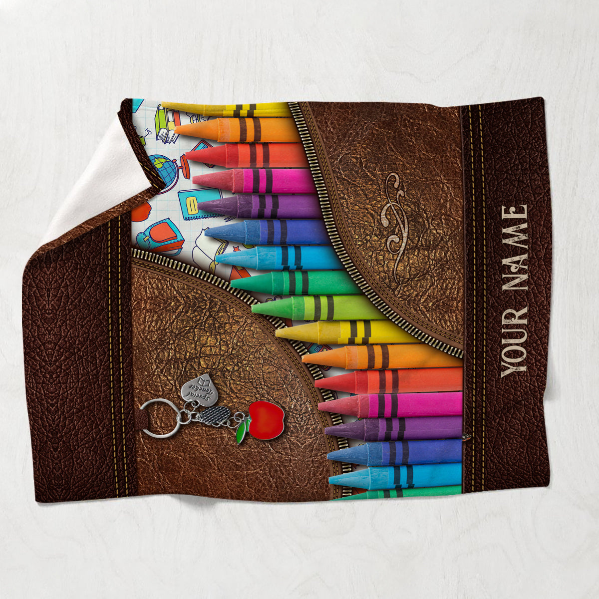 Teach Love Inspire - Personalized Teacher Blanket