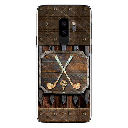 Golf Metal Pattern - Golf Phone Case