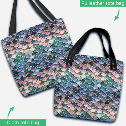 Mermaid Scales - Mermaid Tote Bag