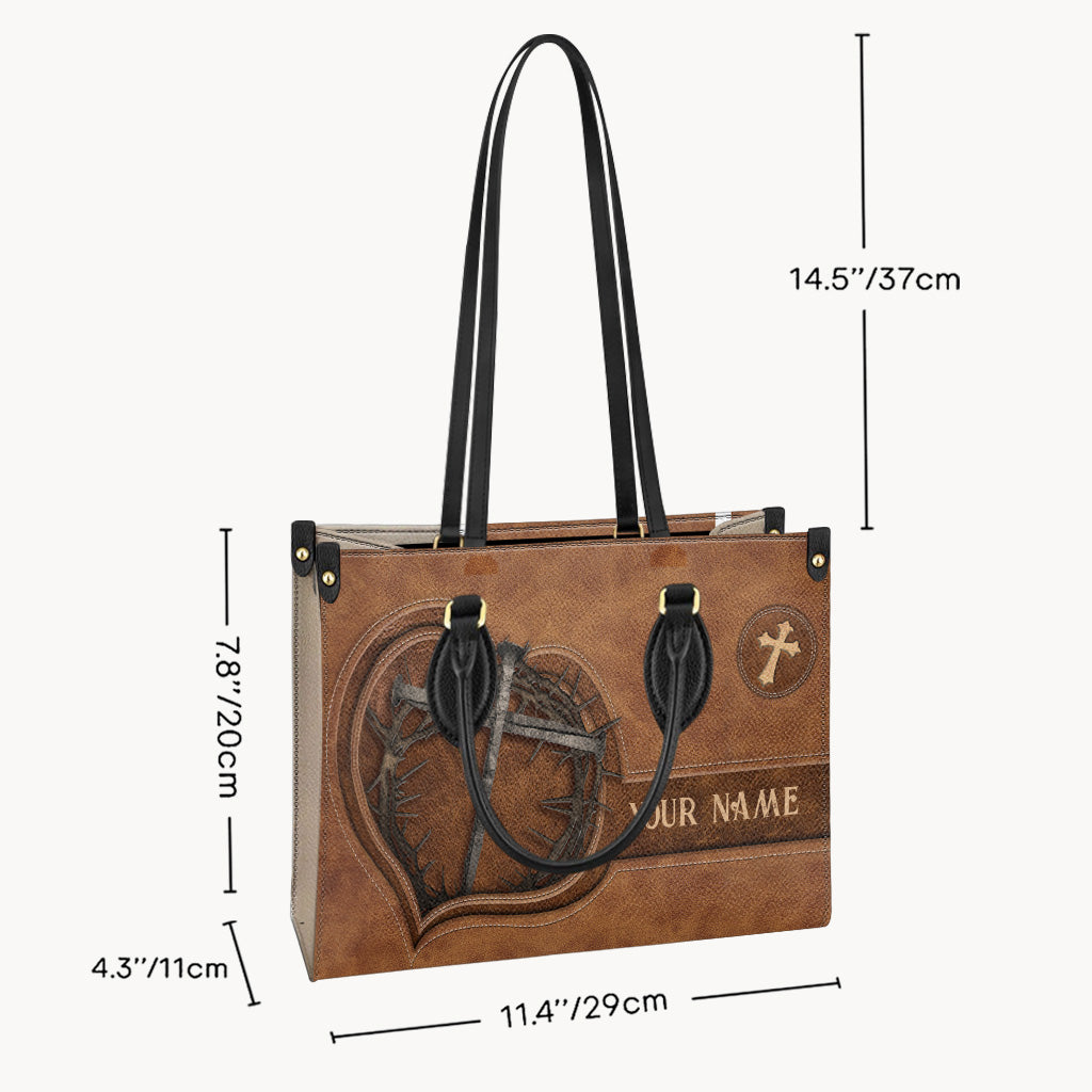 Have Faith - Personalized Christian Leather Handbag