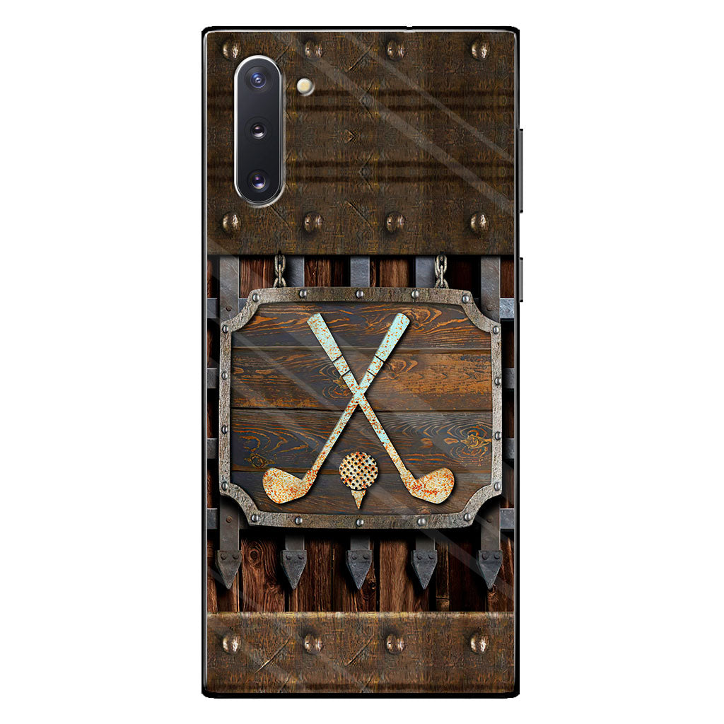 Golf Metal Pattern - Golf Phone Case