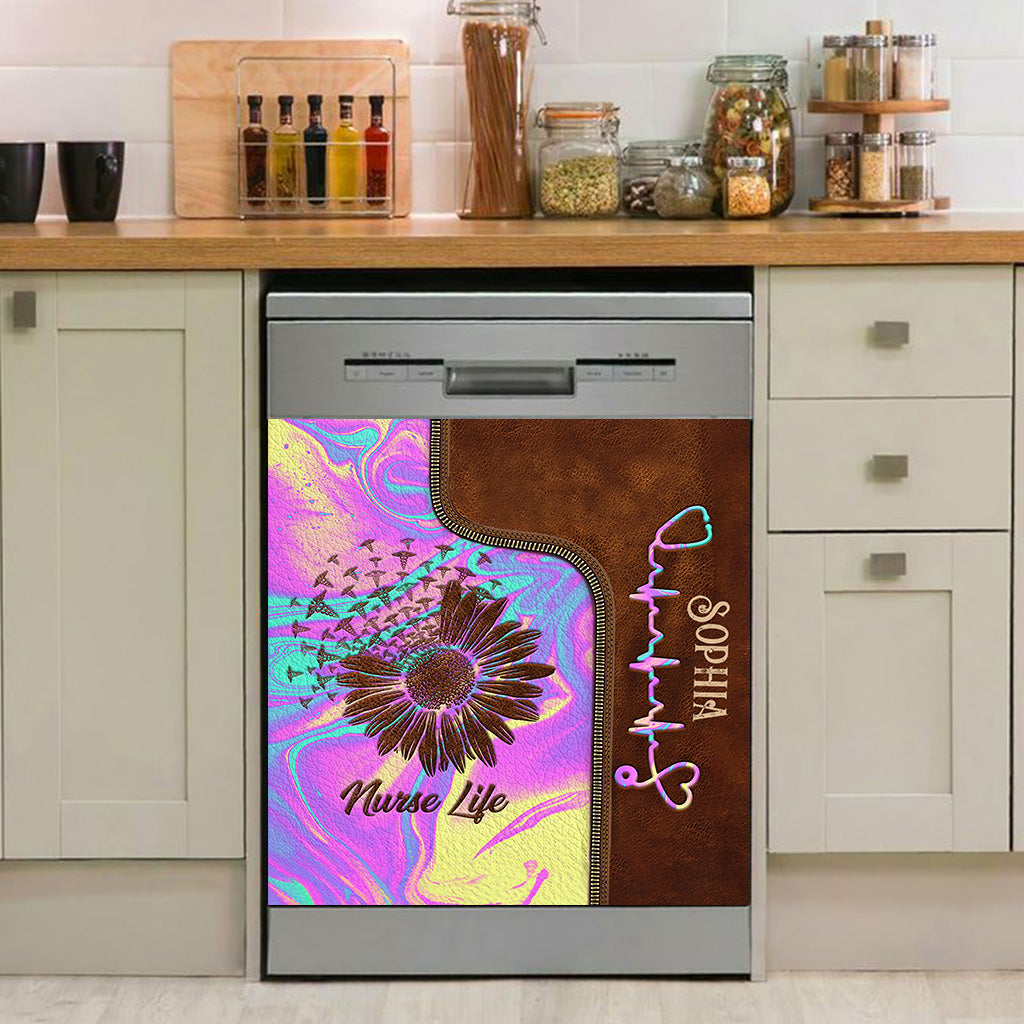 Nurse Life - Personalized Nurse Dishwasher Cover