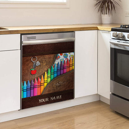 Teach Love Inspire - Personalized Teacher Dishwasher Cover