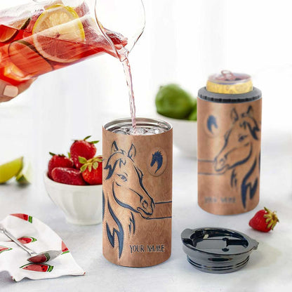 Love Horse - Personalized Horse Can Cooler