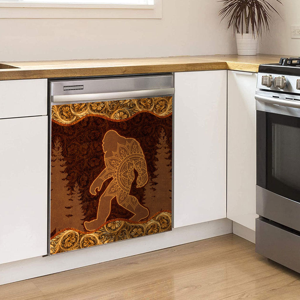 Believer - Bigfoot Dishwasher Cover