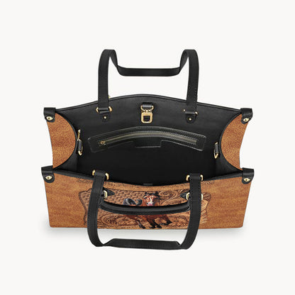 The Adventure Begins - Personalized Horse Leather Handbag