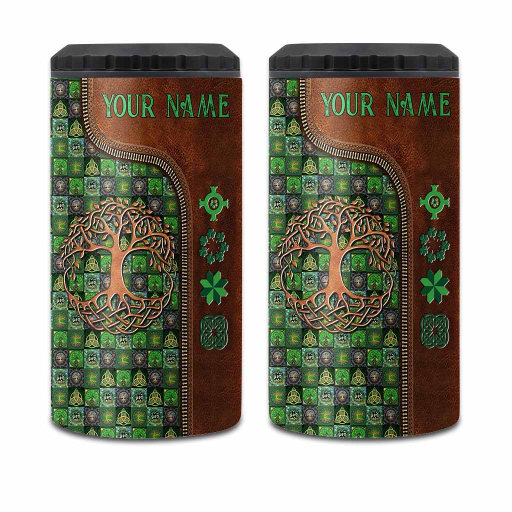 Tree Of Life - Personalized Irish Can Cooler