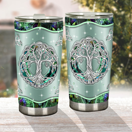 Tree Of Life Celtic Knot - Irish Tumbler