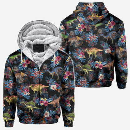 Tropical Dinosaurs Pattern - Dinosaur All Over Shirt