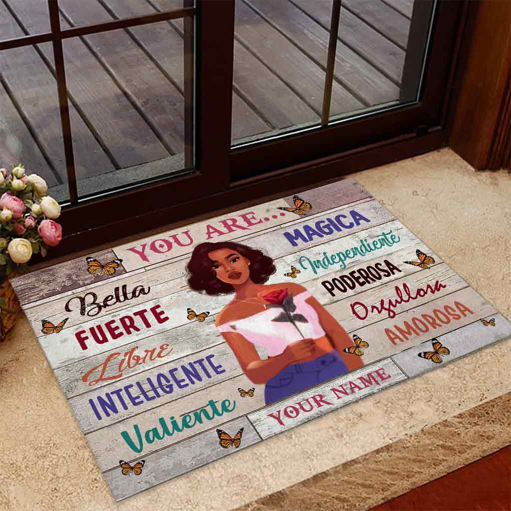 You Are - Personalized Latina Women Doormat