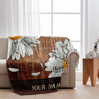 God Says You Are - Personalized Christian Blanket