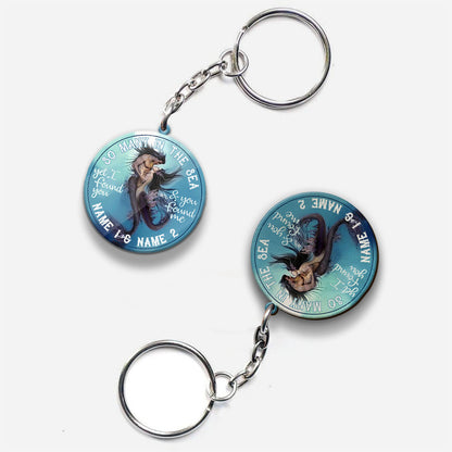So Many In The Sea - Personalized Mermaid Keychain