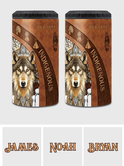 Indigenous - Personalized American Indian Can Cooler