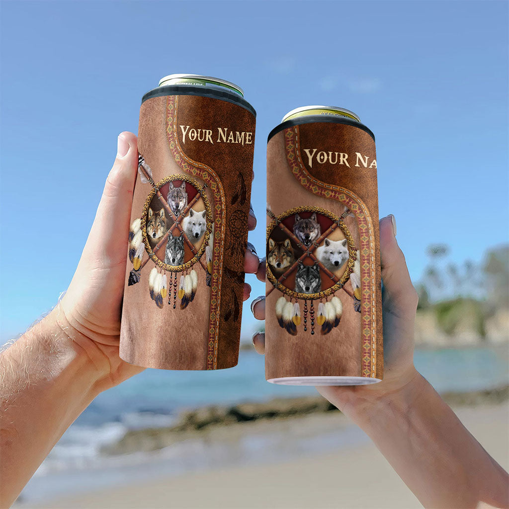 Native Blood - Personalized American Indian Can Cooler