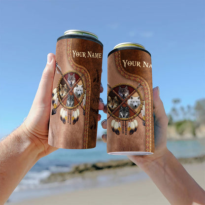 Native Blood - Personalized American Indian Can Cooler