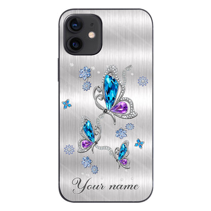 Love Butterflies - Personalized Butterfly Phone Case