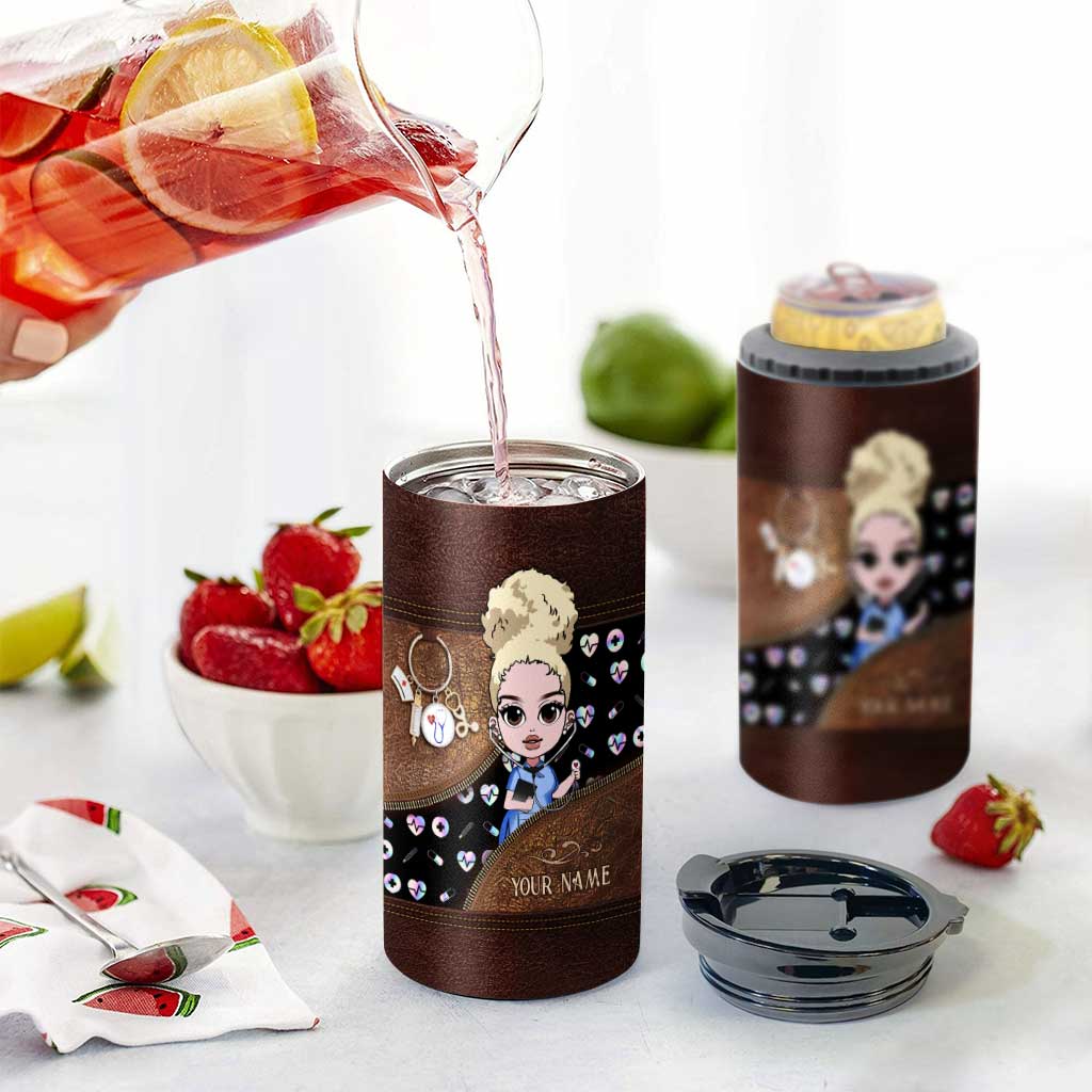 Nurse Life - Personalized Nurse Can Cooler